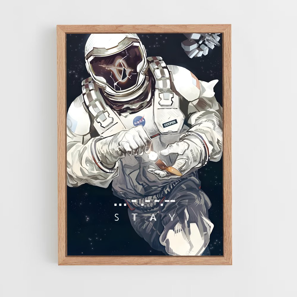 Poster artistique interstellaire captivant – affiche Art spatial (vue 4)